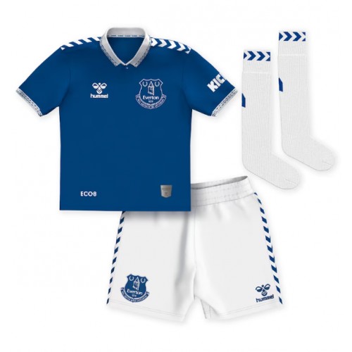 Maillot de foot Everton Ashley Young #18 Domicile enfant 2023-24 Manches Courte (+ pantalon court)